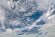 panorama blue sky and clouds
