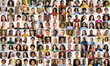 © Prostock-studio - Seamless pattern of people headshots for design