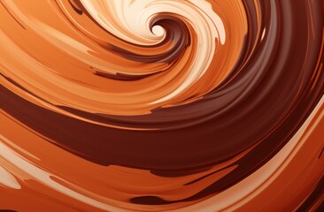 Wall Mural - Swirling Chocolate Texture