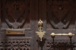 Islamic door in Marrakech Morocco