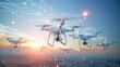© ASoullife - Sky Symphony AIPowered Drone Network Illuminates the Future of Communication