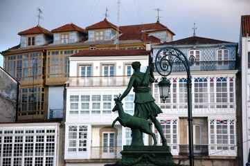 Wall Mural - Panorámica de Betanzos, Galicia