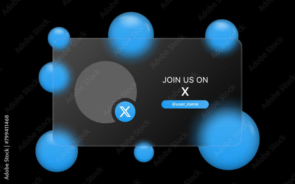Join us on x twitter. x twitter logo social media icon button in ...