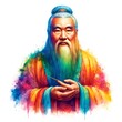  Portrait of teacher Confucius