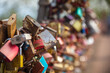 love locks on the Hohenzollern Bridge