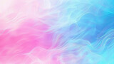 Fototapeta  - Mesmerizing abstract background with soft, flowing waves of pink and blue hues, simulating a dreamlike state or gentle movement, ideal for creative projects and peaceful presentations