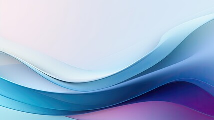 Wall Mural - Gradient curve design with pulsating bursts of cerulean