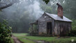 A Timeless Smokehouse in Rural Serenity: A Blend of History and Modernity