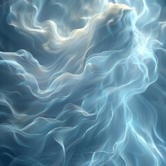 Sticker - A dreamy soft light blue abstract background.