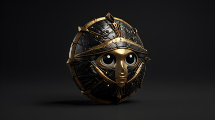 Sticker - Eye Patch Pirate Icon 3d