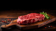Product photography of steak