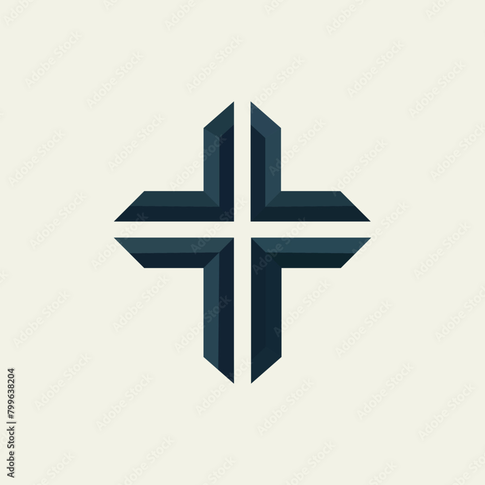 vector cross symbol. Icons set. Cross of christian religion. Jesus ...