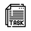 © Uicon Studio - task line icon