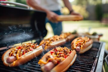 Wall Mural - barbecue hoagies