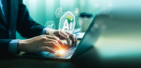 ai integration in business technology by processing data, improving decision-making, developing inno