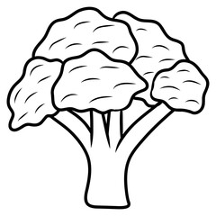 Poster - brocoli vegetable icon