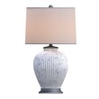 table lamp isolated on white background, room lamp, 3D illustration, cg render
