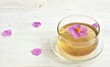 © svehlik - Herbal tea made from Cistus incanus, known as rock rose. Traditional curative herb with many external and internal benefits.