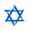 © mr.mmz - jews david star in paintbrush stroke style