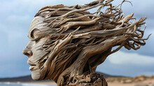 In A Small Coastal Town, A Young Artist Creates Stunning Sculptures From Driftwood Washed Ashore By Powerful Storms.
