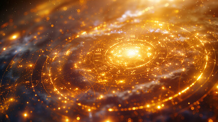 Astrology abstract background