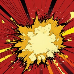 Sticker - Explosive comic book style illustration