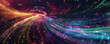 Quantum Cosmos: The Luminous Dance of Celestial Data Streams