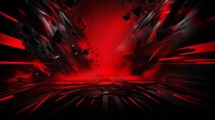 Wall Mural - Beautiful mesmerizing black and dark red abstract background