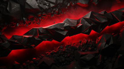 Wall Mural - Beautiful mesmerizing black and dark red abstract background