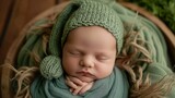 Fototapeta  - Newborn baby photoshoot