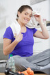 © auremar - young sporty woman resting at home