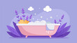 A warm relaxing bath with lavender scented bubbles to promote relaxation before bed..
