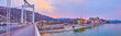 Panorama of Taban and Danube from Elisabeth Bridge, Budapest, Hungary