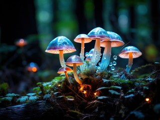 Wall Mural - Enchanting Mushroom Forest