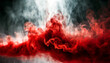 © LynnC - Red smoke isolated on a black background