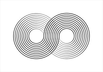 Wall Mural - speed lines in circle form. radial speed lines in circle form. white thick halftone dotted speed lin