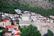 Dubrovnik old town view from the fortress walls, Croatia. Captivating sight of Dubrovnik ancient cityscape