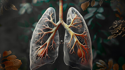 Poster - human lungs