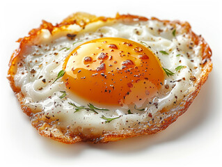 Poster - close up of a slice of egg