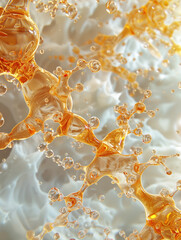 Canvas Print - orange juice splash