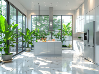 Sticker - modern kitchen interior