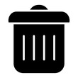 garbage glyph icon