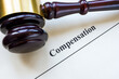 Document about compensation and gavel.