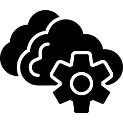 Wall Mural - Cloud Icon