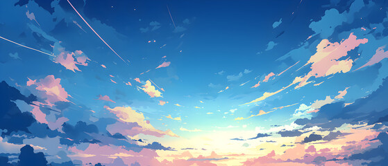 Beautiful sky cloud background