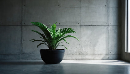Wall Mural - creative layout of colorful palm leaves on a white background in the rays of the sun, with shadows. 