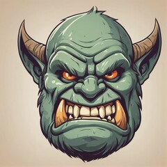 Wall Mural - Fantasy Character Orc Brute, Avatar, Gaming concept