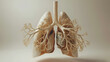 Trachea Bronchi Part of Respiratory System, generative ai