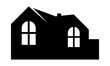black building home logo