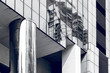 Facade Modern Building Exterior Details.  Architectural contemporary concept